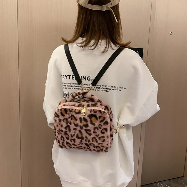 backpack style fashion leopard plush small mini bag large capacity leisure winter tong travel women #30
backpack style fashion leopard plush small mini bag large capacity leisure winter tong travel women #30