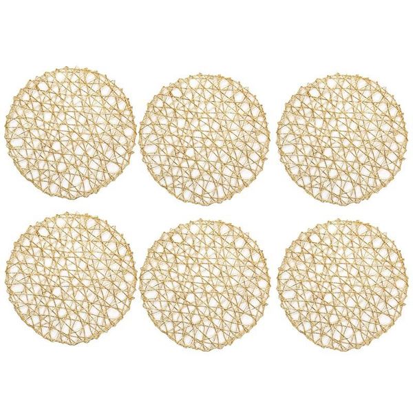 mats & pads round paper fiber woven placemats decorative placemat braided natural mat holidays parties decor ,set of 6
mats & pads round paper fiber woven placemats decorative placemat braided natural mat holidays parties decor ,set of 6