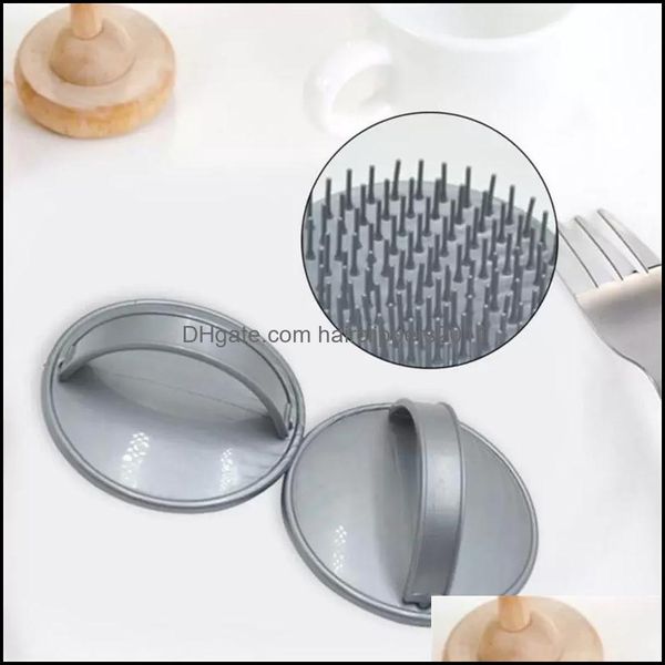hair brushes care & styling tools products 1pc comb handheld scalp shampoo mas brush washing shower head mini meridian wide tooth drop deliv, Silver
hair brushes care & styling tools products 1pc comb handheld scalp shampoo mas brush washing shower head mini meridian wide tooth drop deliv, Silver
