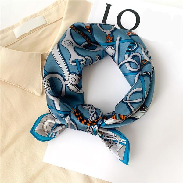 100% silk scarf pure neck hairband tie print female designer small scarves women foulard bandana square kercheif 2021, Blue;gray
100% silk scarf pure neck hairband tie print female designer small scarves women foulard bandana square kercheif 2021, Blue;gray