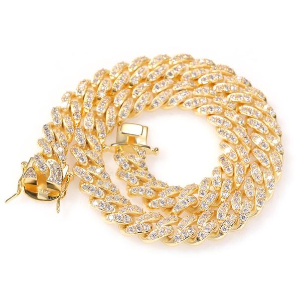 chains fashion hip hop luxury bling jewelry 12mm miami encryption cz cuban link necklaces gold gifts for men and women, Silver
chains fashion hip hop luxury bling jewelry 12mm miami encryption cz cuban link necklaces gold gifts for men and women, Silver
