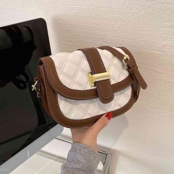 2022 factory wholesale new net red small bag women's new fashion texture contrast color single shoulder versatile diagonal saddle bag f
2022 factory wholesale new net red small bag women's new fashion texture contrast color single shoulder versatile diagonal saddle bag f