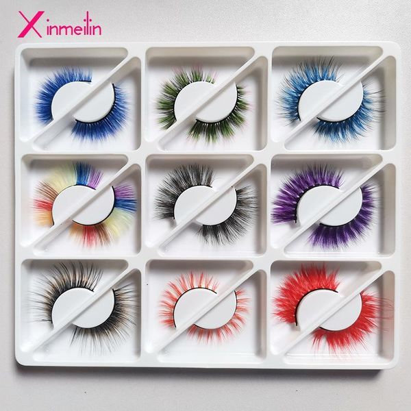 9 pairs 6d color faux mink lashes wholesale volume fluffy individual colorful false eyelashes extension makeup kit cilios1
9 pairs 6d color faux mink lashes wholesale volume fluffy individual colorful false eyelashes extension makeup kit cilios1