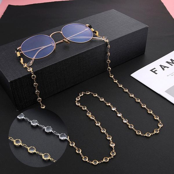 sunglasses frames teamer crystal glasses neck strap chain for women beaded chains lanyard eyeglasses cord gold color metal rope, Silver
sunglasses frames teamer crystal glasses neck strap chain for women beaded chains lanyard eyeglasses cord gold color metal rope, Silver