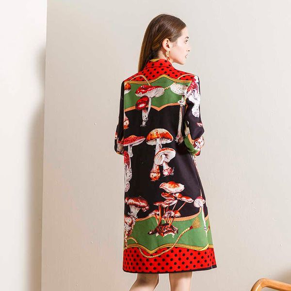 women's wool & blends coat jacket ladies crystal stud diamond print dress + fashion woolen cloth 2021 autumn and winter, Black
women's wool & blends coat jacket ladies crystal stud diamond print dress + fashion woolen cloth 2021 autumn and winter, Black