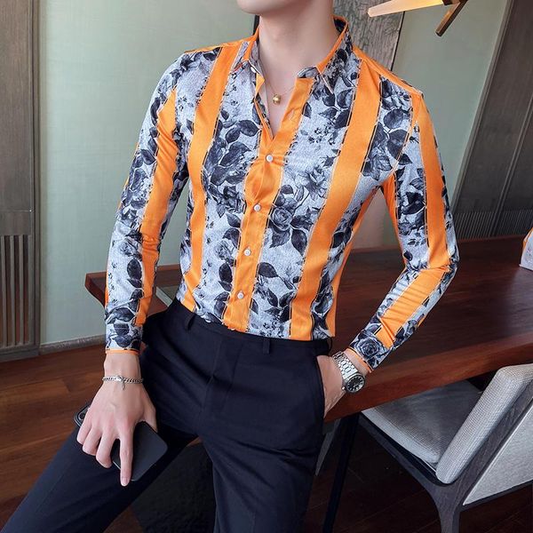 men's casual shirts plus size 4xl- slim fit long sleeve floral men clothing simple business formal wear wide stripes chemise homme, White;black
men's casual shirts plus size 4xl- slim fit long sleeve floral men clothing simple business formal wear wide stripes chemise homme, White;black