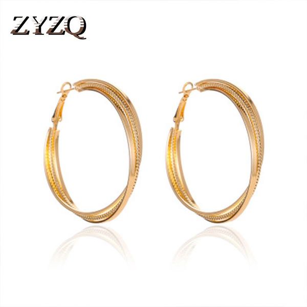 fashion classic hoop earrings for women punk hyperbole personality accessories silver plated loop & huggie, Golden;silver
fashion classic hoop earrings for women punk hyperbole personality accessories silver plated loop & huggie, Golden;silver
