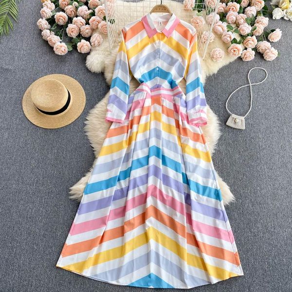 casual dresses spring autumn fashion women's slim long sleeve color striped print a-line dress elegant clothes vestido de mujer t263, Black;gray
casual dresses spring autumn fashion women's slim long sleeve color striped print a-line dress elegant clothes vestido de mujer t263, Black;gray