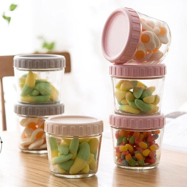 cute travel sealed jar glass small portable snack sub bottling candy storage box can mini bottles & jars
cute travel sealed jar glass small portable snack sub bottling candy storage box can mini bottles & jars