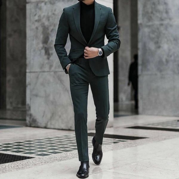 2021 classic drk green wedding tuxedos mens suits slim fit peaked lapel prom an groomsmen blazer dinner party business designs two piece set, Black;gray
2021 classic drk green wedding tuxedos mens suits slim fit peaked lapel prom an groomsmen blazer dinner party business designs two piece set, Black;gray