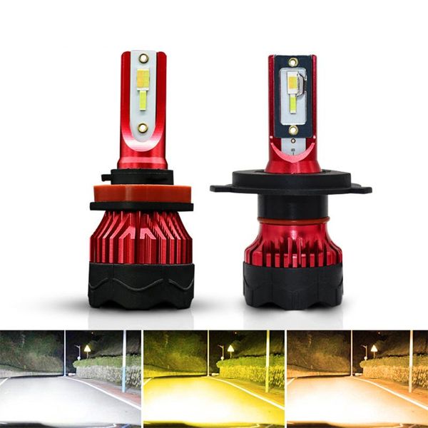 three-color led headlights car lights flashing 8000lm 6000k 36w h1 h3 h4 9005 9006 9004/9007 h11 h13 h7 9012 5202 880/881
three-color led headlights car lights flashing 8000lm 6000k 36w h1 h3 h4 9005 9006 9004/9007 h11 h13 h7 9012 5202 880/881