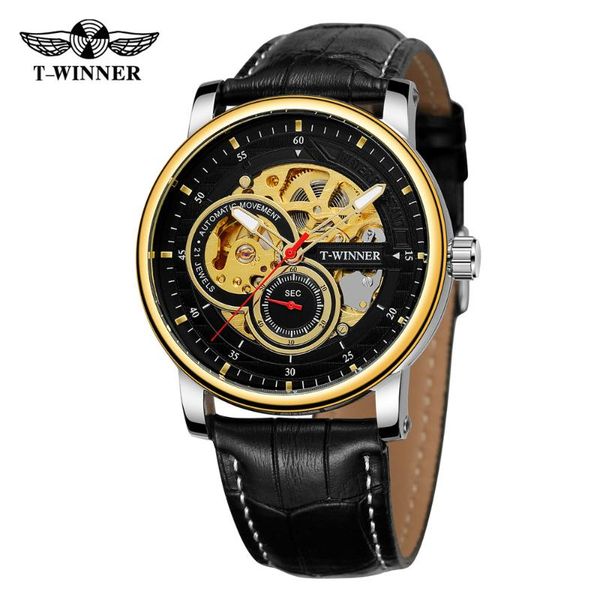 skeleton automatic mechanical watch men mens wrist watches leather strap fashion dress male clock wristwatches, Slivery;brown
skeleton automatic mechanical watch men mens wrist watches leather strap fashion dress male clock wristwatches, Slivery;brown