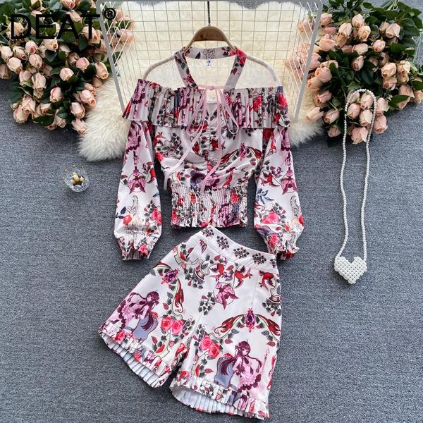 women's tracksuits deat women printing v-neck lonsleeve shirt shorts arrivals two piece set fashion temperament spring summer 2021 11d1, Gray
women's tracksuits deat women printing v-neck lonsleeve shirt shorts arrivals two piece set fashion temperament spring summer 2021 11d1, Gray