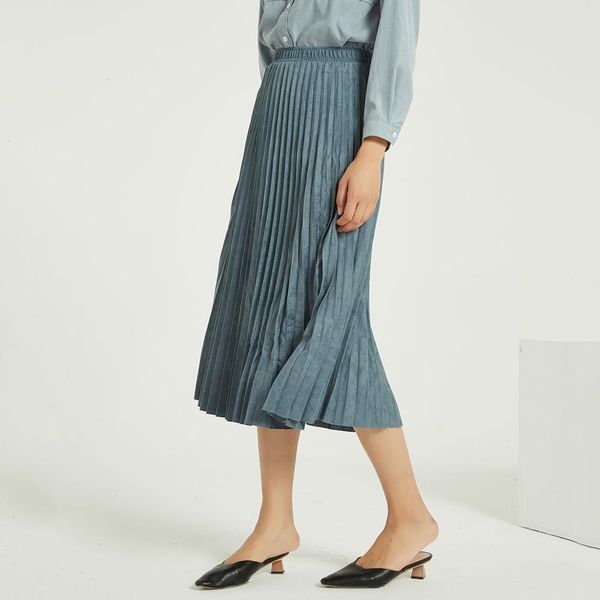 wixra women suede pleated skirts classic casual thick mid-calf skirt streetwear ladies bottom spring autumn, Black
wixra women suede pleated skirts classic casual thick mid-calf skirt streetwear ladies bottom spring autumn, Black