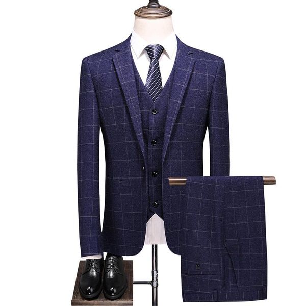 fashion plaid designs lapel men suit tailor made groom tuxedos wedding 3 piece suits man custom blazer blue men's & blazers, White;black
fashion plaid designs lapel men suit tailor made groom tuxedos wedding 3 piece suits man custom blazer blue men's & blazers, White;black