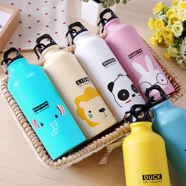 500ML stainless steel childrens kettle portable outdoor travel sports drink bottle with hook cover leak-proof steel bottle
500ML stainless steel childrens kettle portable outdoor travel sports drink bottle with hook cover leak-proof steel bottle