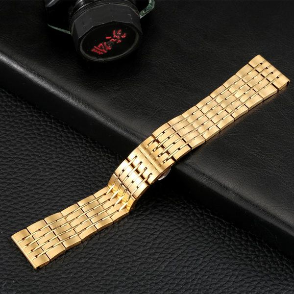 watch bands 20/22/24mm stainless steel exquisite gold butterfly buckle band for men women metal straps replacement watchband, Black;brown
watch bands 20/22/24mm stainless steel exquisite gold butterfly buckle band for men women metal straps replacement watchband, Black;brown