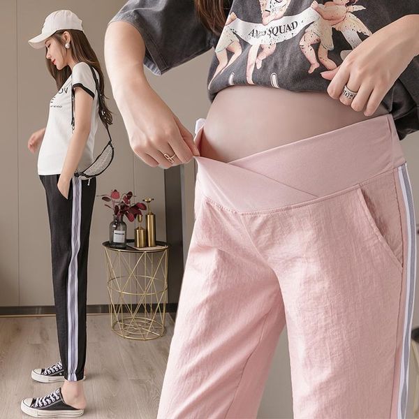 maternity bottoms 2021 pants spring summer thin pregnant women leggings mom nine-point wide-leg pregnancy linen cotton, White
maternity bottoms 2021 pants spring summer thin pregnant women leggings mom nine-point wide-leg pregnancy linen cotton, White