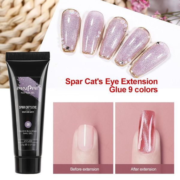 nail gel extension crystal cat's eye quick dry uv potherapy art polish set manicure tslm1, Red;pink
nail gel extension crystal cat's eye quick dry uv potherapy art polish set manicure tslm1, Red;pink