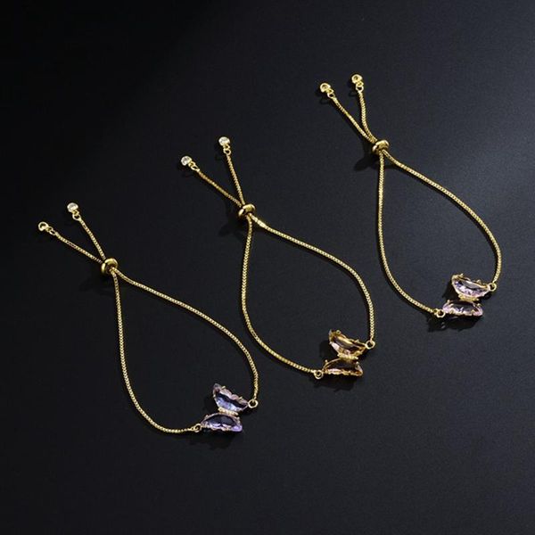 charm bracelets arrival crystal butterfly bracelet femme copper gold color chain for women girls jewelry, Golden;silver
charm bracelets arrival crystal butterfly bracelet femme copper gold color chain for women girls jewelry, Golden;silver