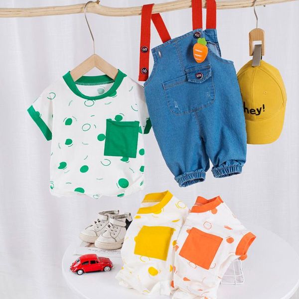 baby short 2021 fashion sleeves + overalls cute style with big pockets elastic leg comfortable summer clothing sets, White
baby short 2021 fashion sleeves + overalls cute style with big pockets elastic leg comfortable summer clothing sets, White