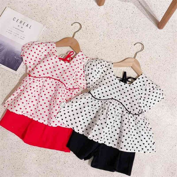 summer arrival girls fashion heart 2 pieces suit short kids korean design sets 210528, White
summer arrival girls fashion heart 2 pieces suit short kids korean design sets 210528, White