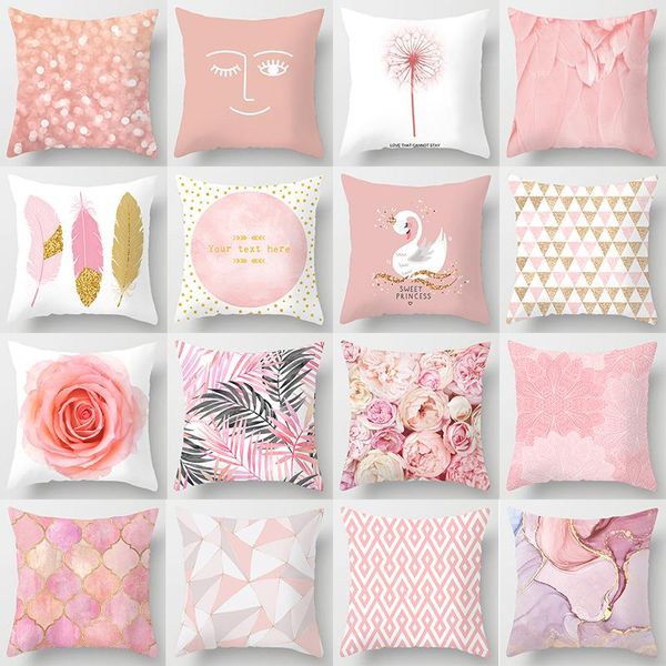 pillow case pink glitter throw mable feather rose swan cushion covers for home sofa chair decorative pillowcases
pillow case pink glitter throw mable feather rose swan cushion covers for home sofa chair decorative pillowcases