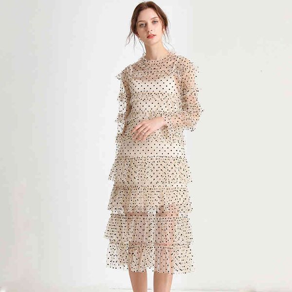 summer mesh sweet cake long female vintage polka dot full tulle perspective dress xepm, Black;gray
summer mesh sweet cake long female vintage polka dot full tulle perspective dress xepm, Black;gray