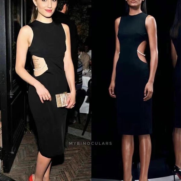 women designer tank hollow out beading black bandage dress ladies elegant celebrity bodycon party vestido 210527, Black;gray
women designer tank hollow out beading black bandage dress ladies elegant celebrity bodycon party vestido 210527, Black;gray