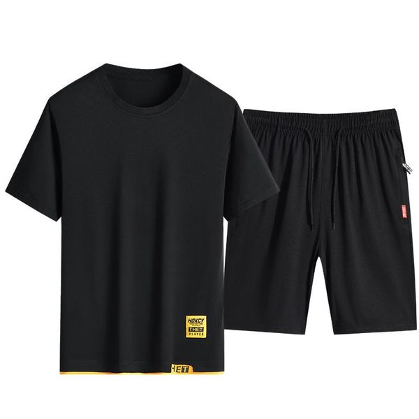 men's suit round neck fashion solid color summer cotton t-shirt casual sportswear oversized 4xl camiseta hombre gym clothing, White;black
men's suit round neck fashion solid color summer cotton t-shirt casual sportswear oversized 4xl camiseta hombre gym clothing, White;black