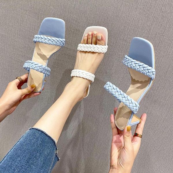 dress shoes women rome weave sandals summer strange high heels femme slippers slip on fairy knitted double band sandalias mujer 2021, Black
dress shoes women rome weave sandals summer strange high heels femme slippers slip on fairy knitted double band sandalias mujer 2021, Black