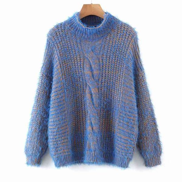 women autumn winter warm pullovers sweaters long sleeve o-neck loose crocheted female fashion street sweater clothing 210513, White;black
women autumn winter warm pullovers sweaters long sleeve o-neck loose crocheted female fashion street sweater clothing 210513, White;black