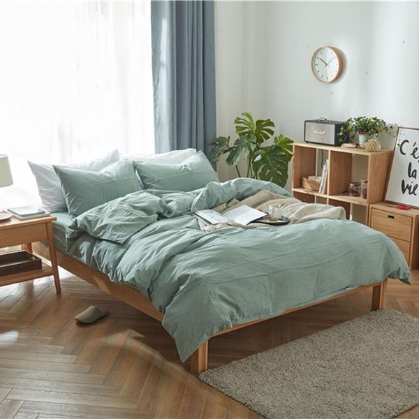 bedding sets michiko home textiles simple fresh quilt cover bed sheet pillowcase pure cotton solid color double four piece set
bedding sets michiko home textiles simple fresh quilt cover bed sheet pillowcase pure cotton solid color double four piece set