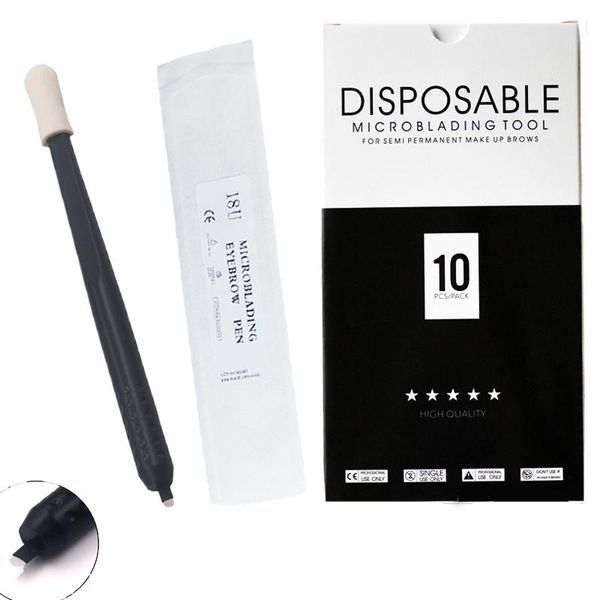 tattoo guns kits 10pcs/box permanent makeup disposable microblading pen hand tools with 18u 0.15mm blade
tattoo guns kits 10pcs/box permanent makeup disposable microblading pen hand tools with 18u 0.15mm blade