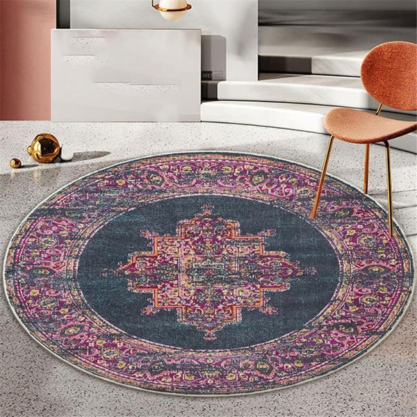 carpets retro purple bohemia rug round bedroom ethnic oriental carpet anti-slip mat for chair washable living room floor sofa
carpets retro purple bohemia rug round bedroom ethnic oriental carpet anti-slip mat for chair washable living room floor sofa