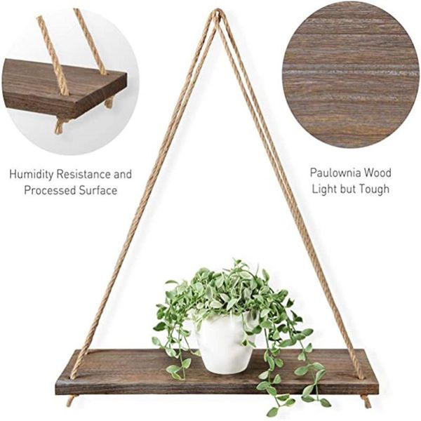 other home decor premium wood swing hanging rope wall mounted floating shelves plant flower pot indoor outdoor decoration 45*14*0.85cm
other home decor premium wood swing hanging rope wall mounted floating shelves plant flower pot indoor outdoor decoration 45*14*0.85cm