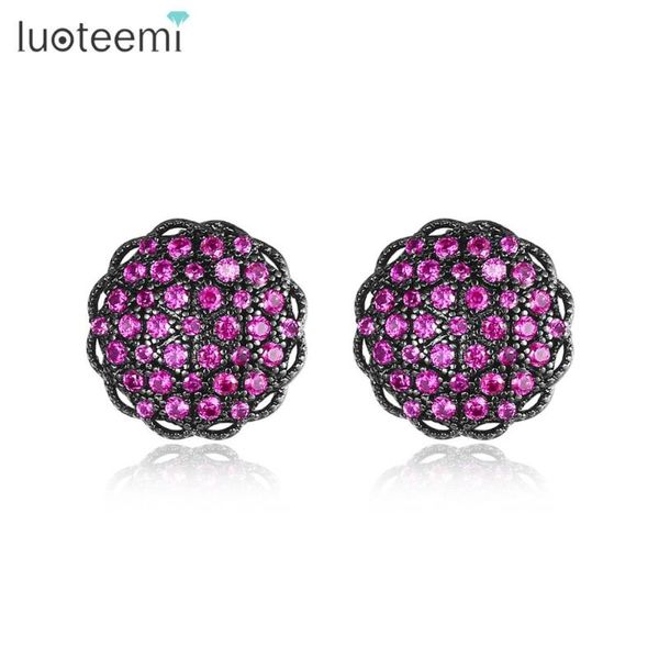 allakalo vintage round gun black earrings for women girls wedding dating with green/red/blue/white cz fashion jewelry brincos stud, Golden;silver
allakalo vintage round gun black earrings for women girls wedding dating with green/red/blue/white cz fashion jewelry brincos stud, Golden;silver