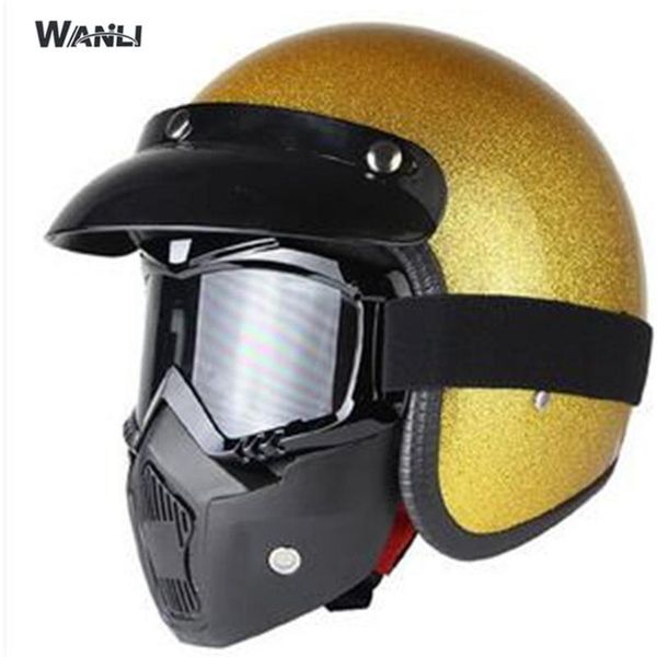 motorcycle helmets gold shine open face helmet motocross capacete de cascos para casque moto accessories atv
motorcycle helmets gold shine open face helmet motocross capacete de cascos para casque moto accessories atv