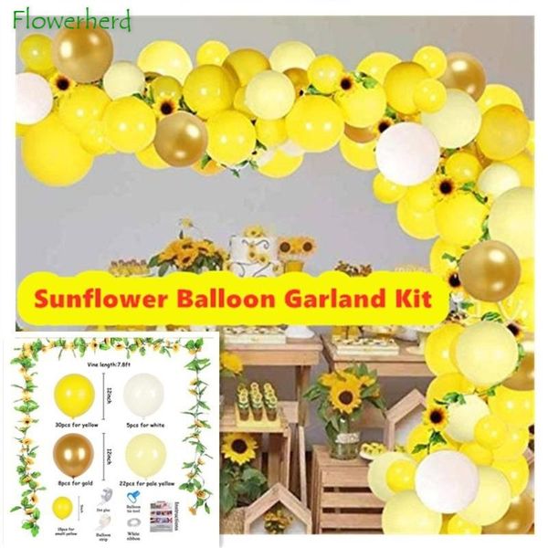 sunflower party decoration balloons set yellow light white gold balloon theme birthday baby shower wedding decorations
sunflower party decoration balloons set yellow light white gold balloon theme birthday baby shower wedding decorations