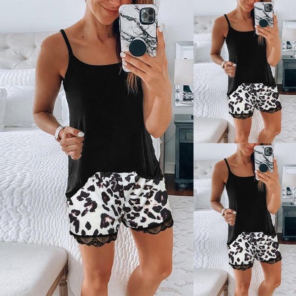 women's tracksuits fashion short set for women print lace sling pajama night comfortable lounge sleepwear daily wear, Gray
women's tracksuits fashion short set for women print lace sling pajama night comfortable lounge sleepwear daily wear, Gray