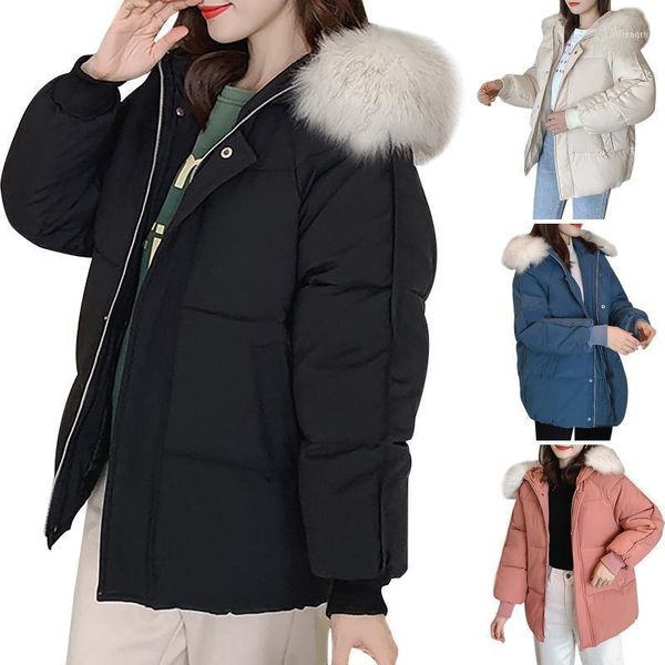 women's down & parkas plus velvet women warm coat hooded jacket 2021 winter slim button zipper outwear cotton female clothes chaquetas, Black
women's down & parkas plus velvet women warm coat hooded jacket 2021 winter slim button zipper outwear cotton female clothes chaquetas, Black