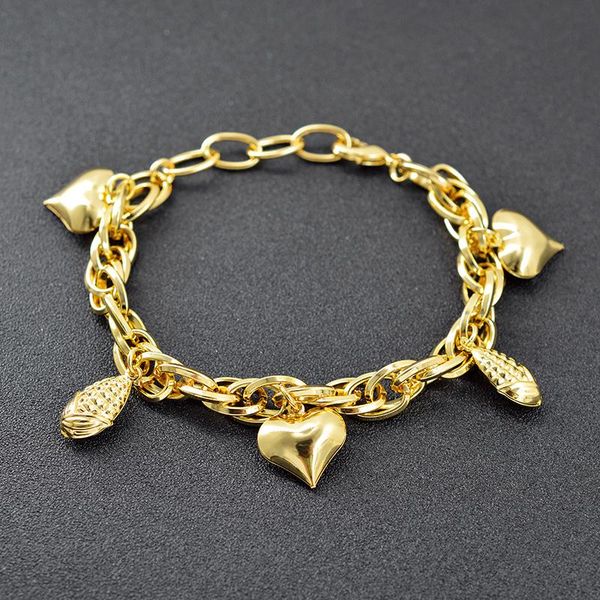 charm bracelets sunny jewelry romantic for women hand chains link chain heart wedding findings, Golden;silver
charm bracelets sunny jewelry romantic for women hand chains link chain heart wedding findings, Golden;silver