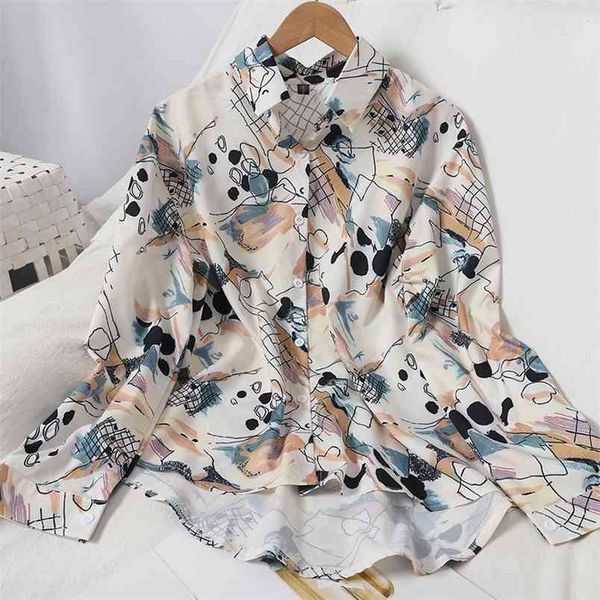 women autumn sweet cute shirts graffiti print turn-down collar student blouse korean japan style female gx1158 210506, White
women autumn sweet cute shirts graffiti print turn-down collar student blouse korean japan style female gx1158 210506, White
