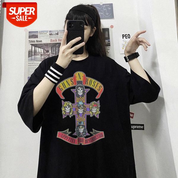 fog fear of god gun flower skull rock short sleeve loose men's and women's popular cotton t-shirt #ko1j, White;black
fog fear of god gun flower skull rock short sleeve loose men's and women's popular cotton t-shirt #ko1j, White;black