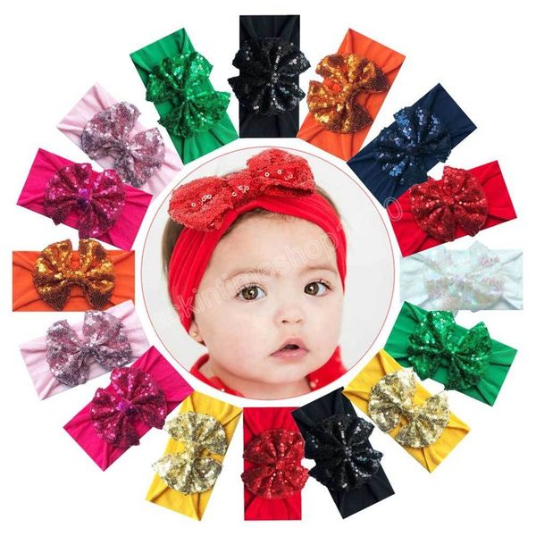 fashion infant toddler shining sequins bowknot headband soft nylon wide hairband newborn kids headwear child hair accessories, Slivery;white
fashion infant toddler shining sequins bowknot headband soft nylon wide hairband newborn kids headwear child hair accessories, Slivery;white