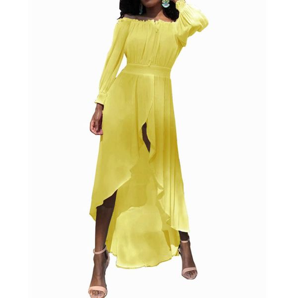 casual dresses 2021 brand women plus size dress slash neck off shoulder long sleee high waist irregular vestidos mujer s-3xl, Black;gray
casual dresses 2021 brand women plus size dress slash neck off shoulder long sleee high waist irregular vestidos mujer s-3xl, Black;gray