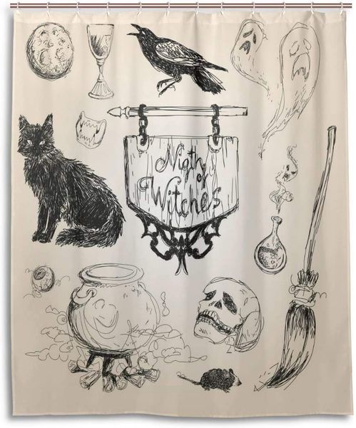 bath shower curtain 72x72 inch,happy halloween cute ghost spooky cemetery bat pumpkin witch spiderweb design 169, proof
bath shower curtain 72x72 inch,happy halloween cute ghost spooky cemetery bat pumpkin witch spiderweb design 169, proof