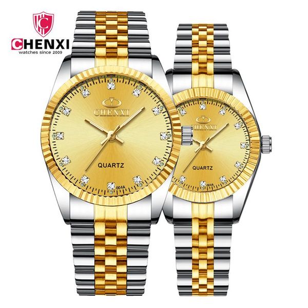 wristwatches chenxi couple watch diamond women stainless steel waterproof business wrist for men and quartz, Slivery;brown
wristwatches chenxi couple watch diamond women stainless steel waterproof business wrist for men and quartz, Slivery;brown