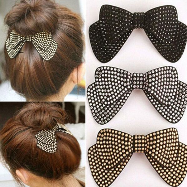 hair clips & barrettes 1 pc double layer ribbon bow knot rhinestone crystal clip pin fashion bands charming head band headwear, Golden;silver
hair clips & barrettes 1 pc double layer ribbon bow knot rhinestone crystal clip pin fashion bands charming head band headwear, Golden;silver