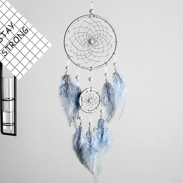 decorative objects & figurines 1pcs multi purpose pearl/feather/iron ring hanging decoration dream catchers net hand woven nice gift silver
decorative objects & figurines 1pcs multi purpose pearl/feather/iron ring hanging decoration dream catchers net hand woven nice gift silver